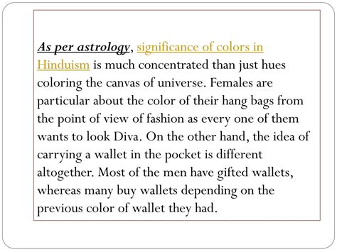 The Significance of Wallet